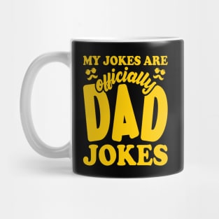 My Jokes Are Officially Dad Jokes Pregnancy Wife Mug